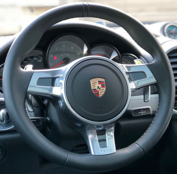 PORSCHE 01 Steering wheel cover