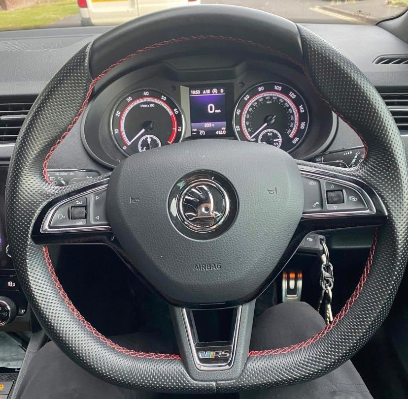 SKODA 13 Steering wheel cover