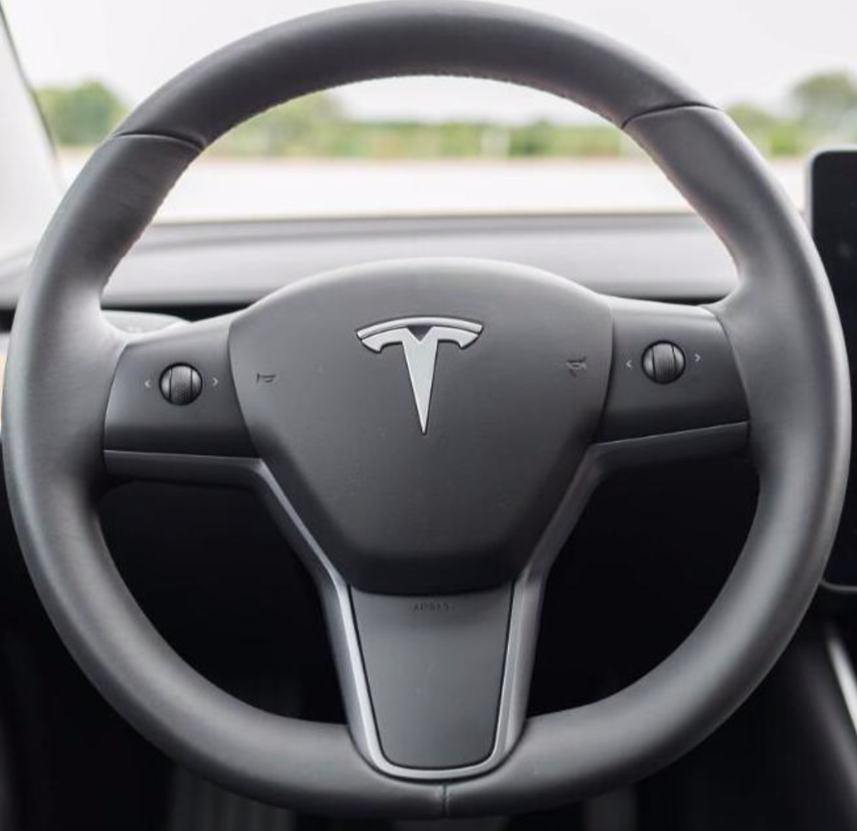 TESLA 02 Steering wheel cover