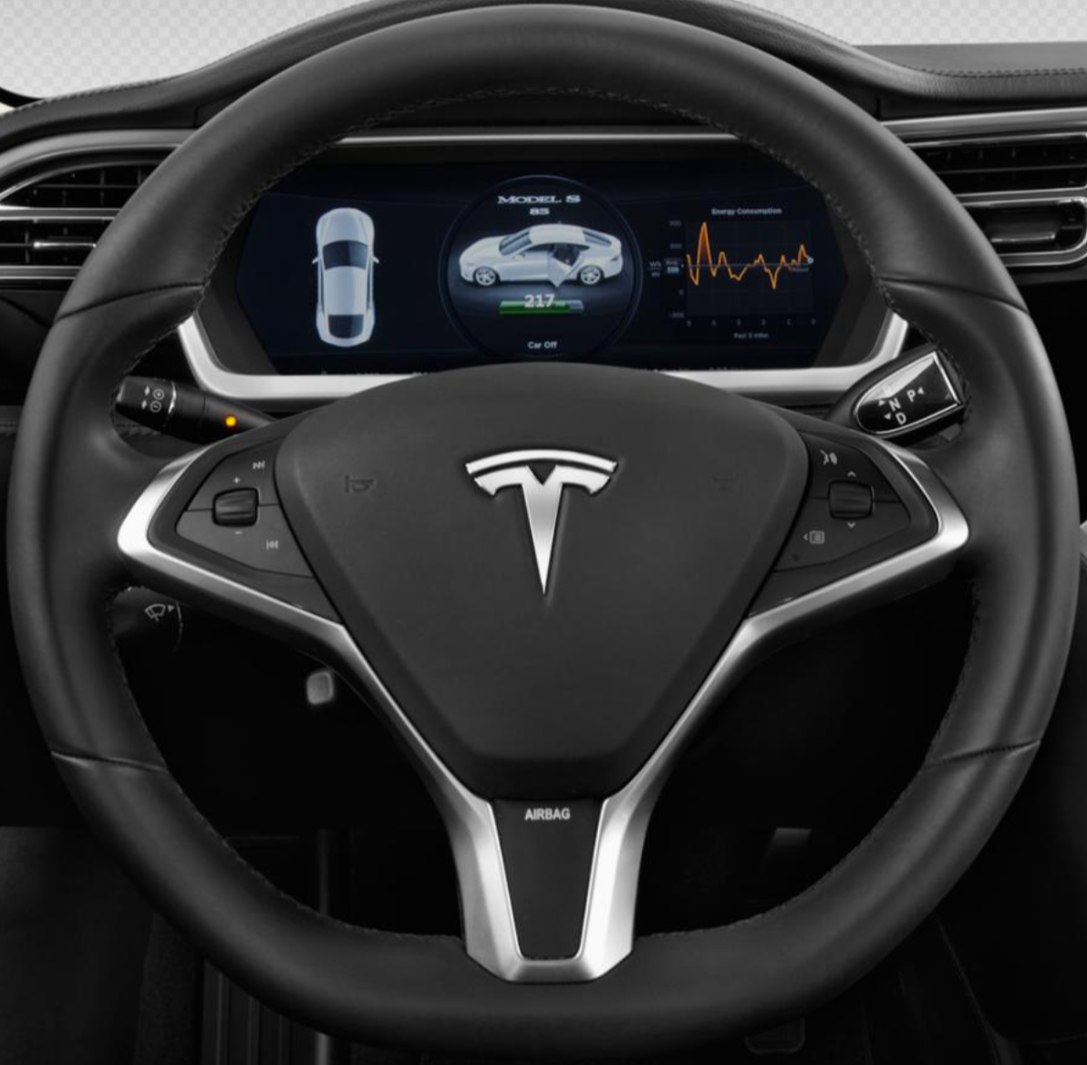 TESLA 01 Steering wheel cover