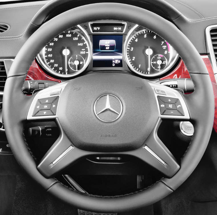 MERCEDES 09 Steering wheel cover