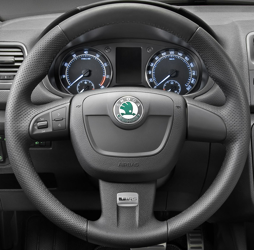 SKODA 11 Steering wheel cover