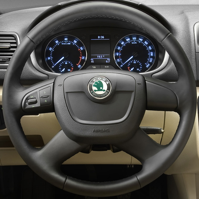 SKODA 05 Steering wheel cover