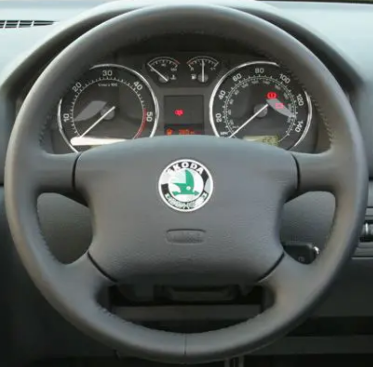 SKODA 08 Steering wheel cover